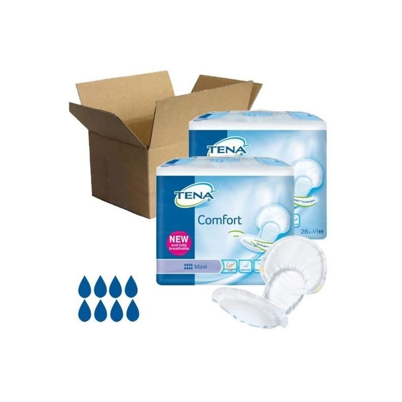 tena confort maxi protection de forme anatomique