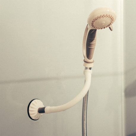 support de douche flexible à ventouse pour personne avec handicap ou  personne agée