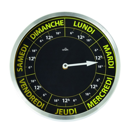 Horloge jours de la semaine Horloge jours de la semaine